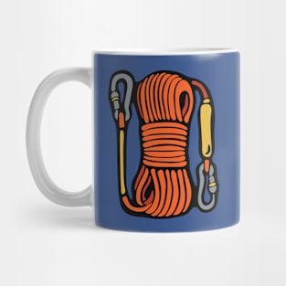 Orange Climbing Rope Bundle Mug